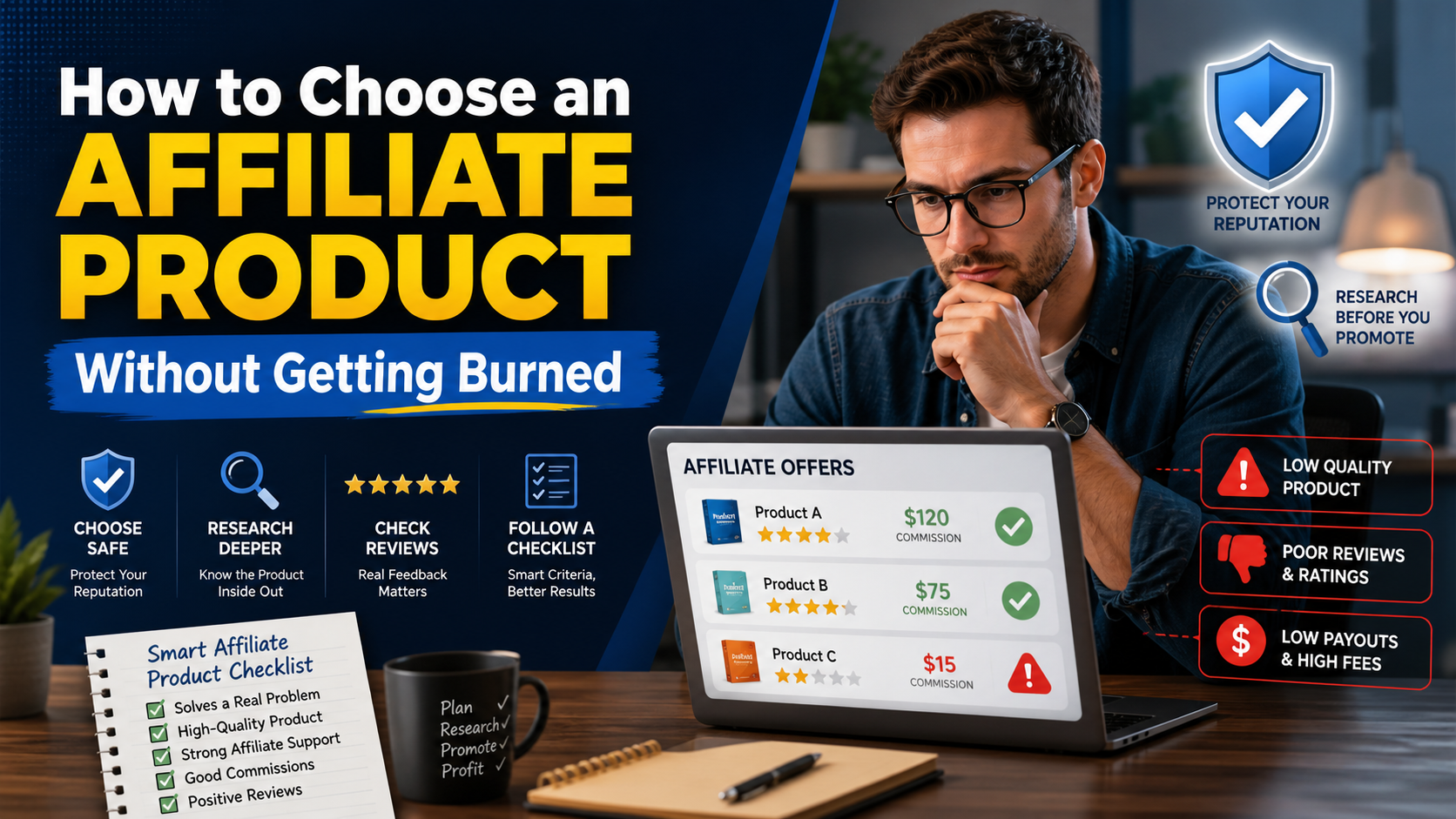 How to Choose an Affiliate Product Without Getting Burned